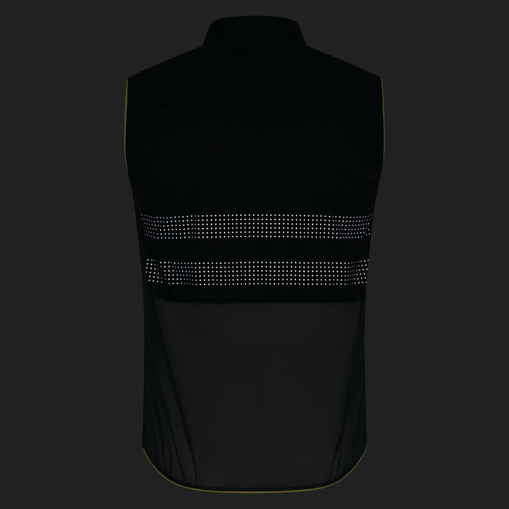Men's Brevet Wind Gilet III - Dark Forest/Silver