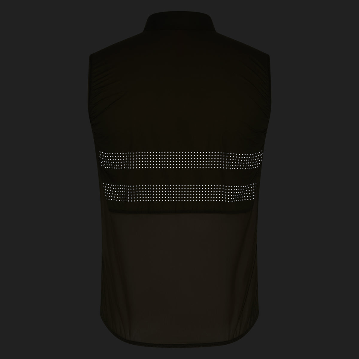Men's Brevet Wind Gilet III - Dark Olive/White
