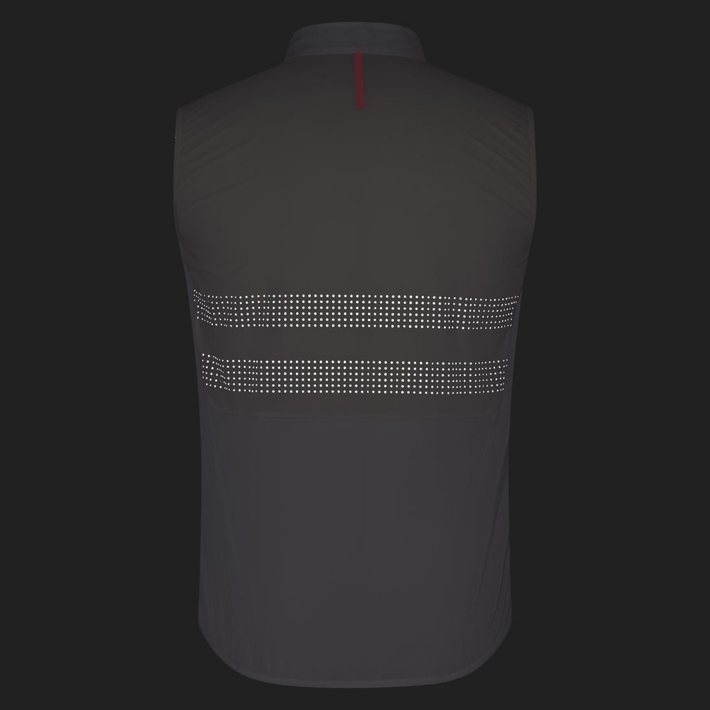 Men's Brevet Wind Gilet III - Cream/Silver