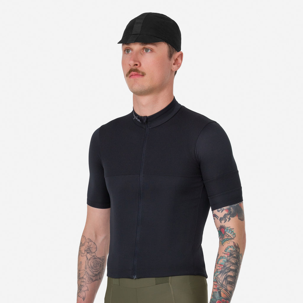 Men's Brevet Element Jersey - Black/Dark Grey