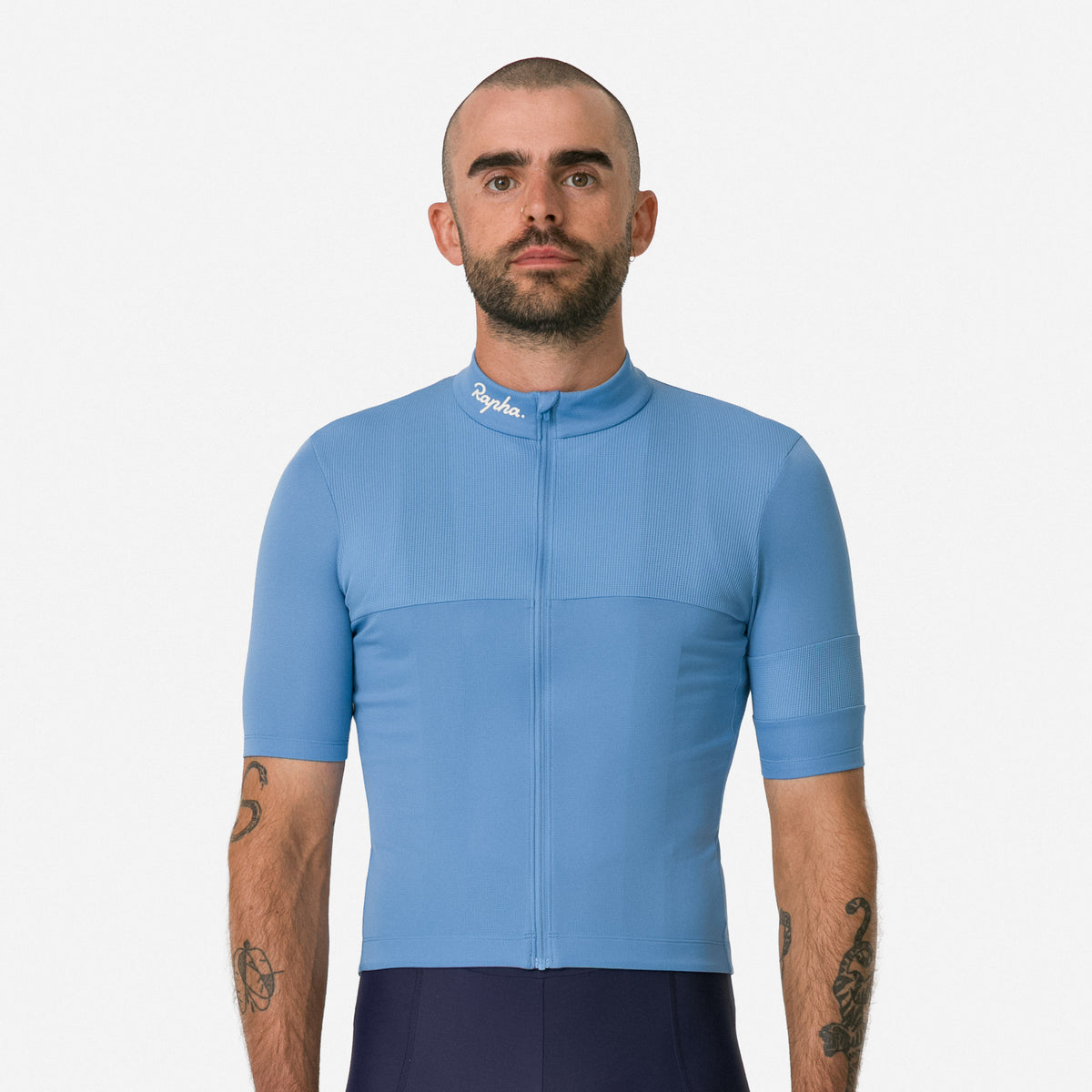 Men's Brevet Element Jersey - Shadow Blue/Cream
