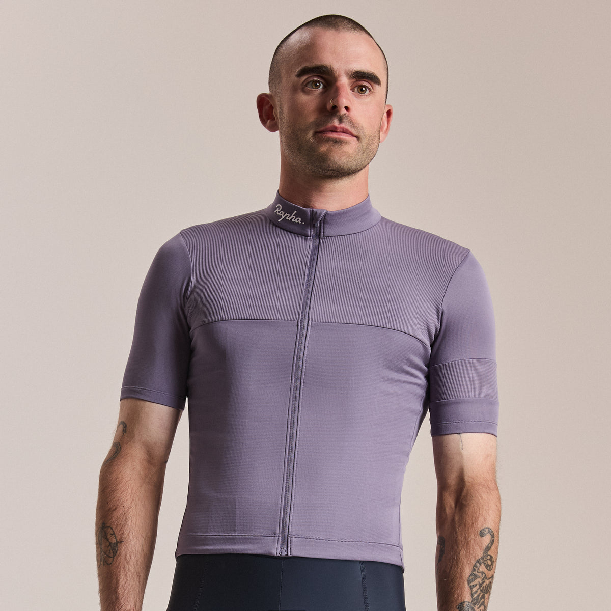 Men's Brevet Element Jersey - Dusted Lilac/Black