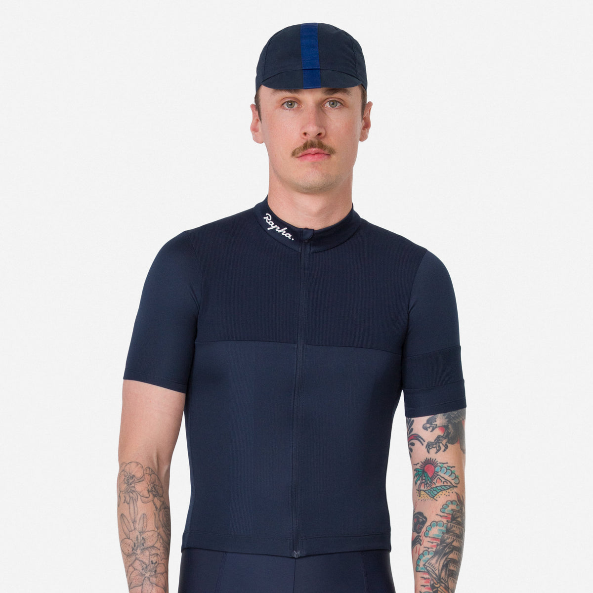 Men's Brevet Element Jersey - Dark Navy/White