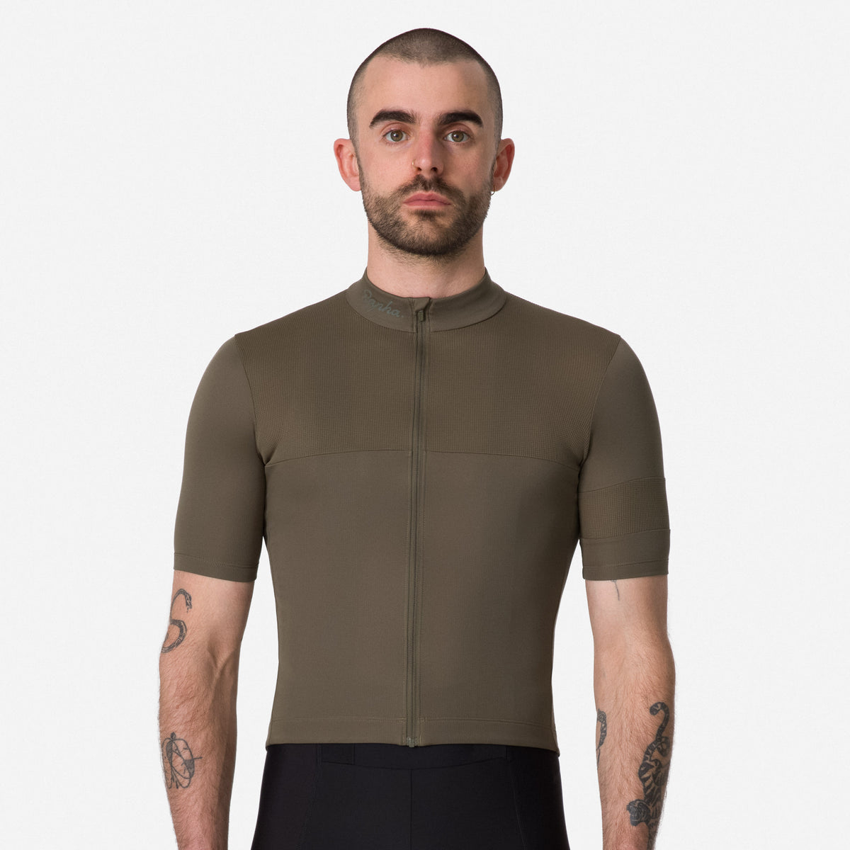 Men's Brevet Element Jersey - Green/Dark Green
