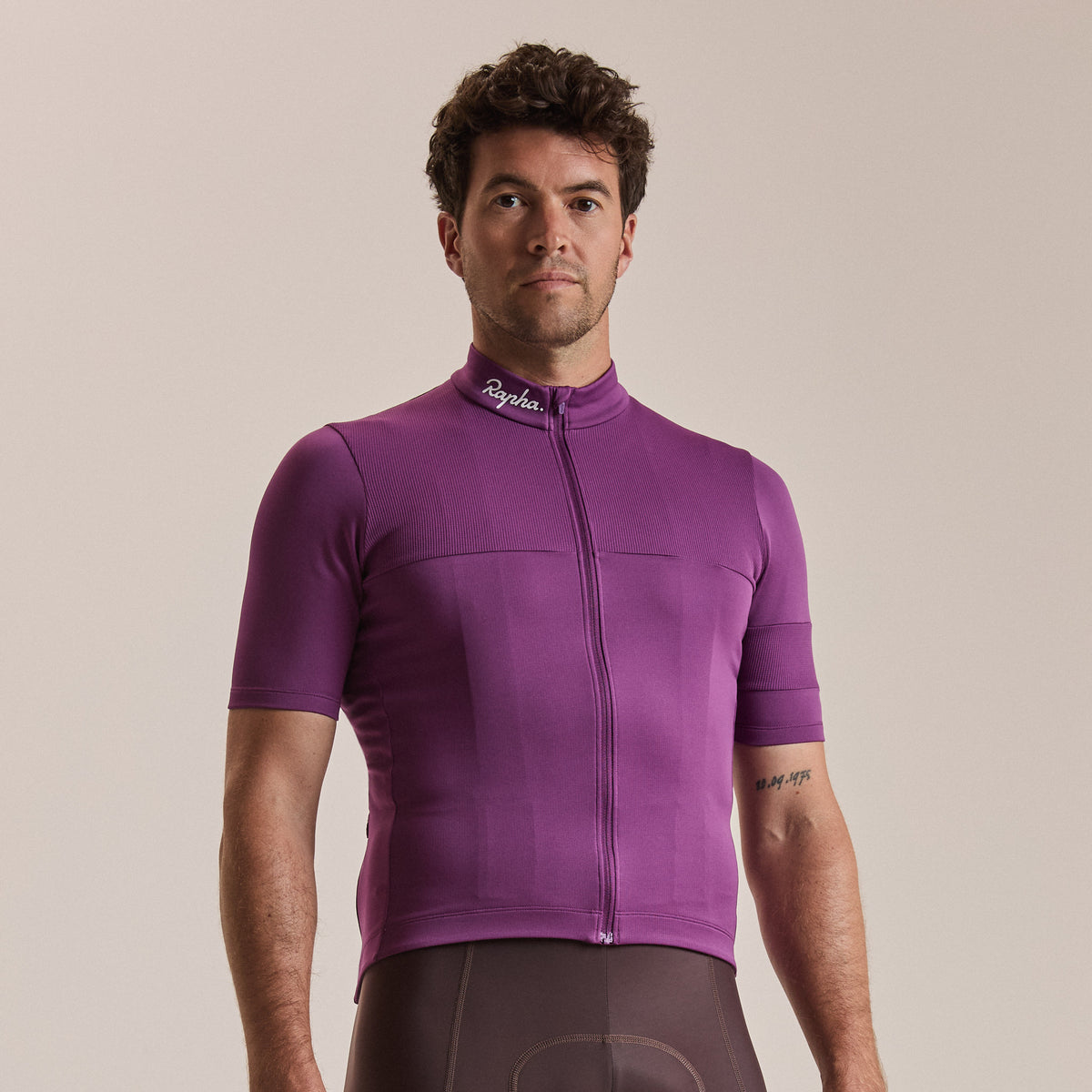 Men's Brevet Element Jersey - Deep Magenta/White