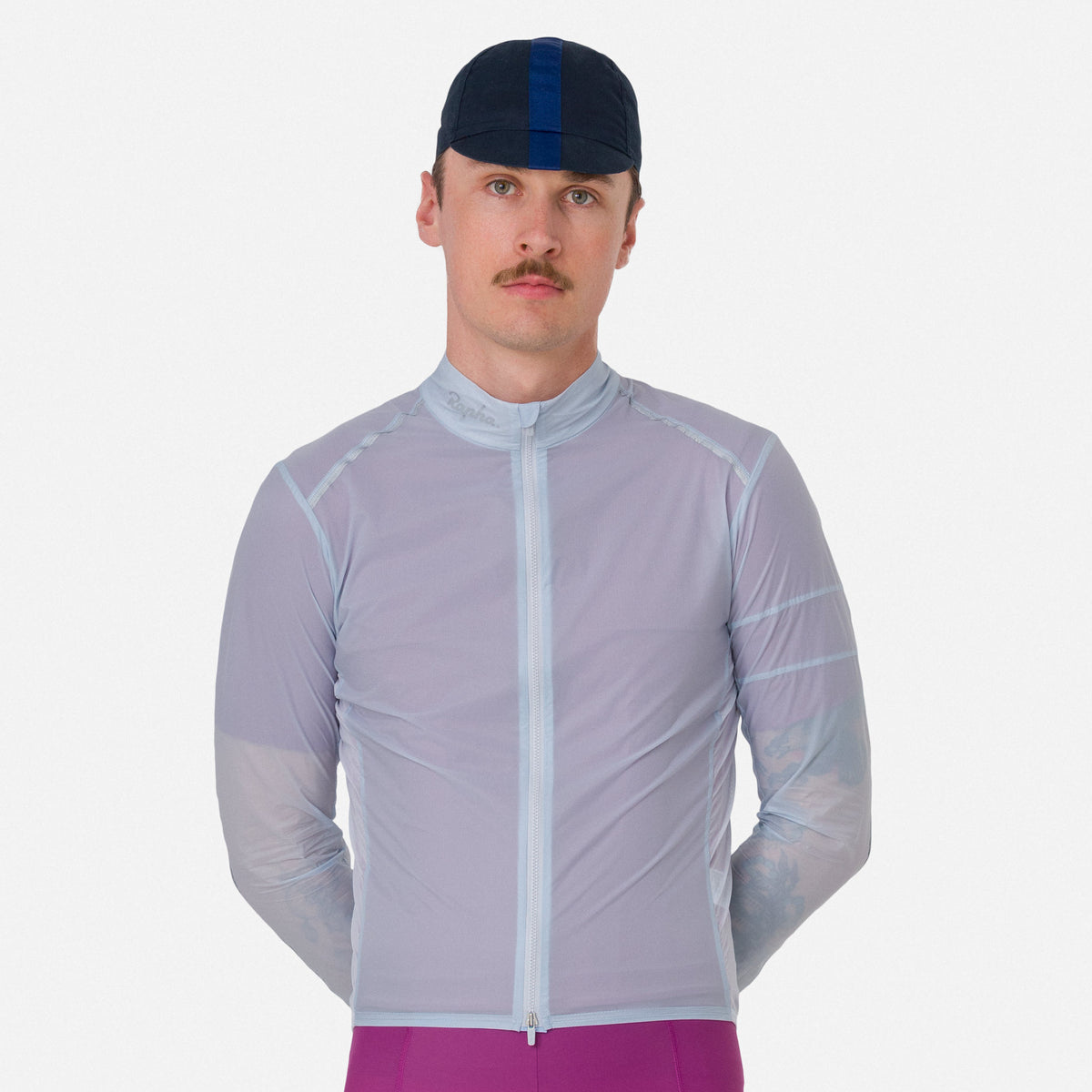 Men's Brevet Element Wind Jacket - Ice/Silver