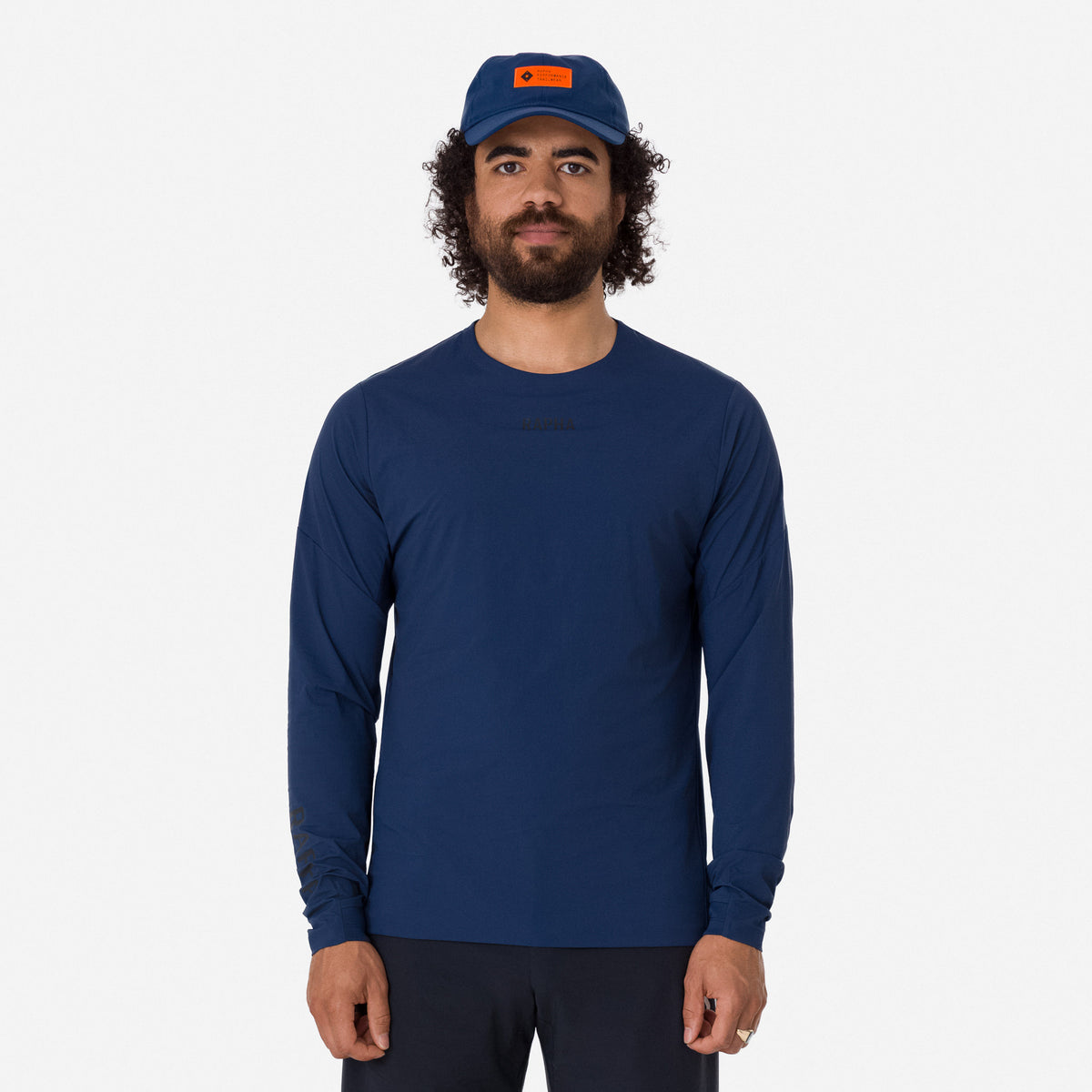 Men's Trail Finale Windblock Jersey - Marine Blue/Black