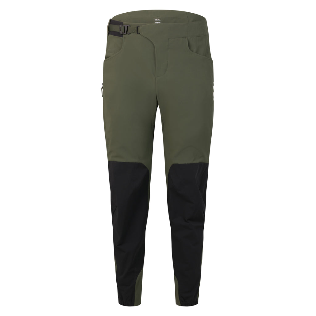 Men's Trail Finale Pants - Dark Green/White