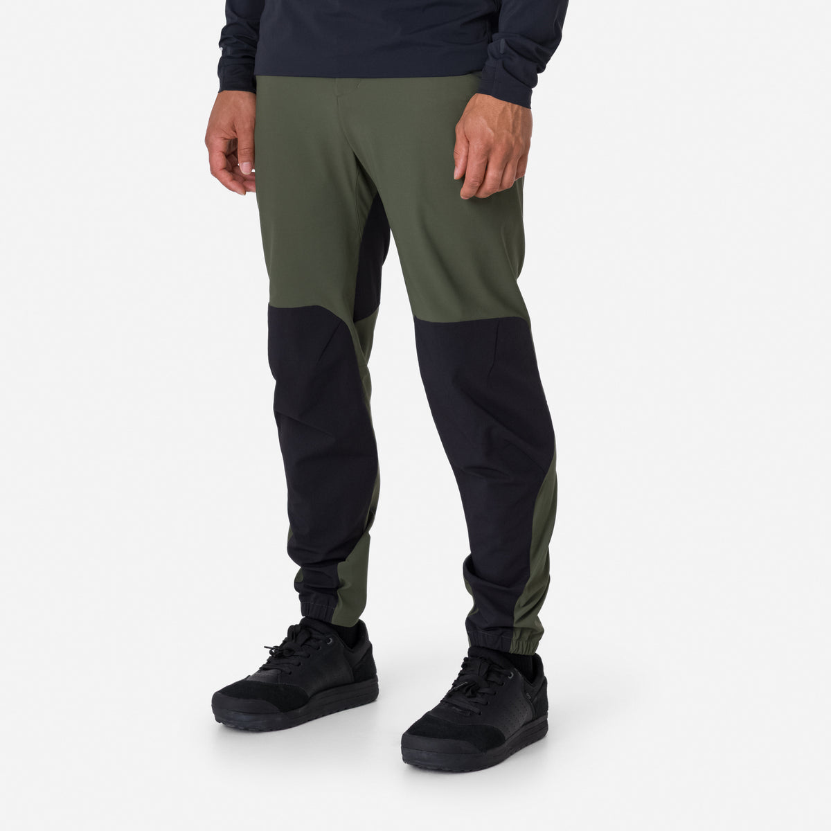Men's Trail Finale Pants - Dark Green/White