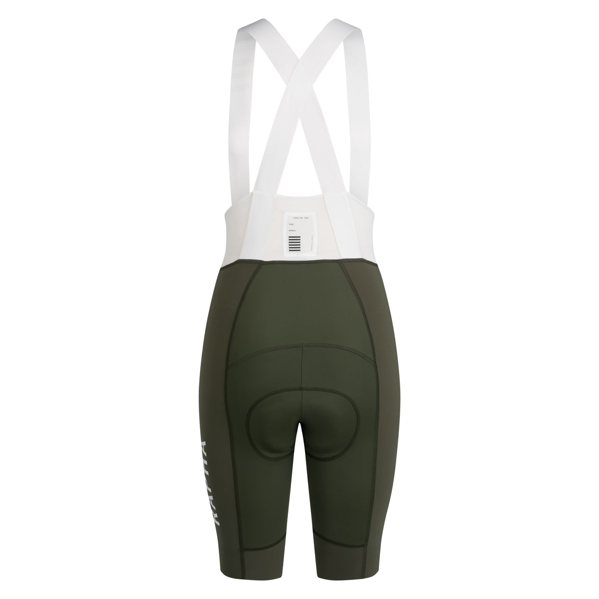Women's Pro Team Bib Shorts III - Long - Dark Green/White