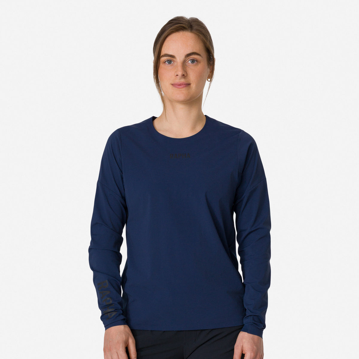Women's Trail Finale Windblock Jersey - Marine Blue/Black