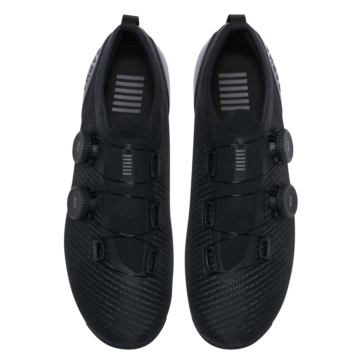 Pro Team Powerweave Road Shoes - Black/Black