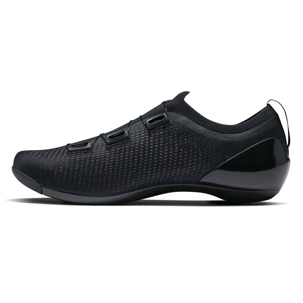 Pro Team Powerweave Road Shoes - Black/Black