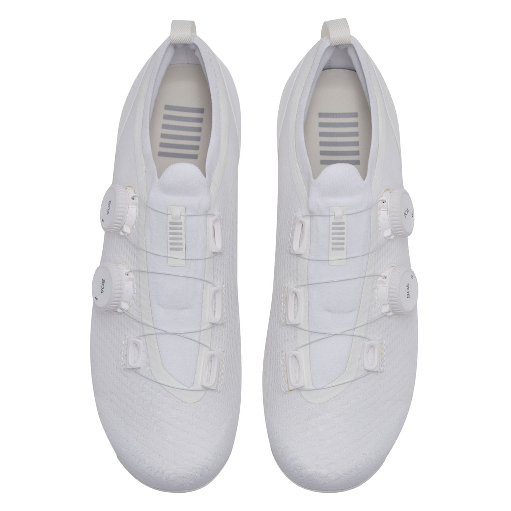 Pro Team Powerweave Road Shoes - White/Light Grey