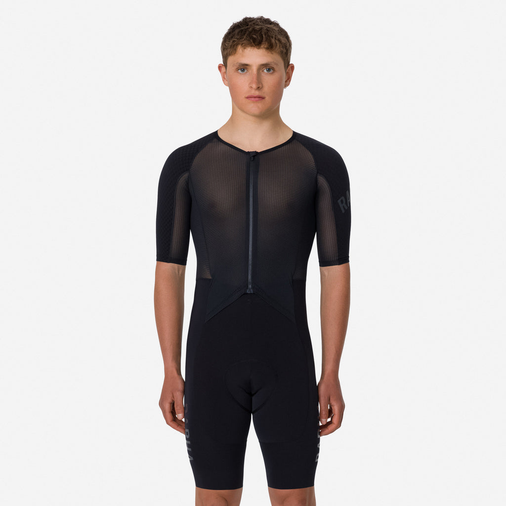 Men's Pro Team Summer Roadsuit - Black/Grey