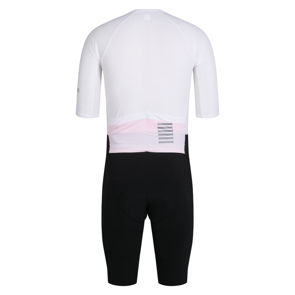 Men's Pro Team Summer Roadsuit - White/Black