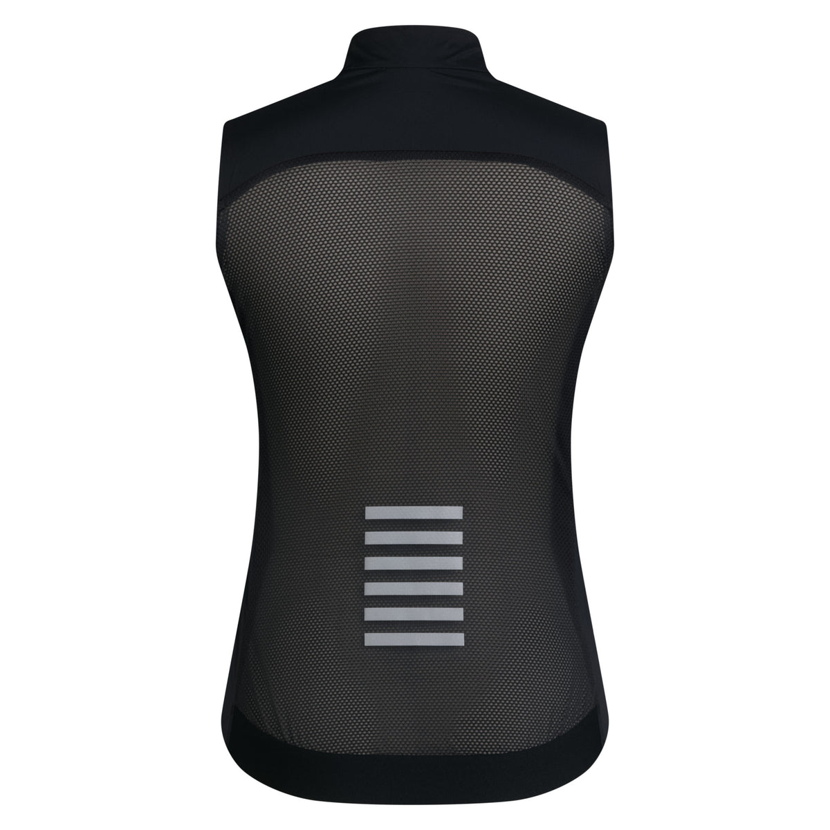 Women's Pro Team Gilet II - Black/Silver Reflective