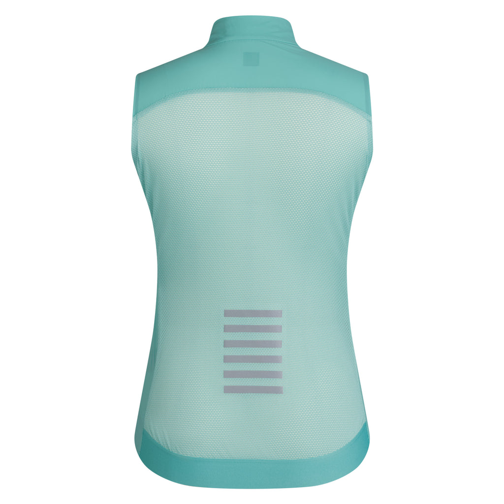 Women's Pro Team Gilet II - Lagoon/Silver Reflective