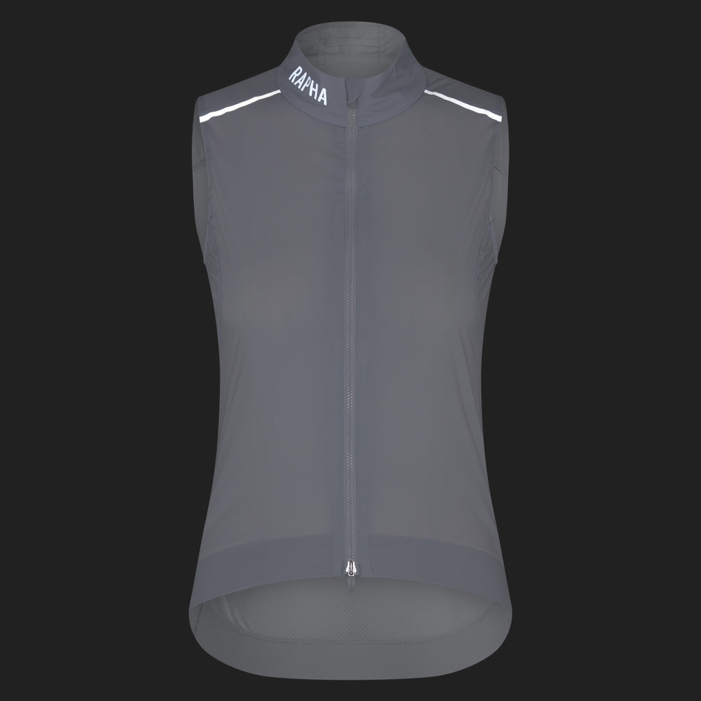 Women's Pro Team Gilet II - Silver/White