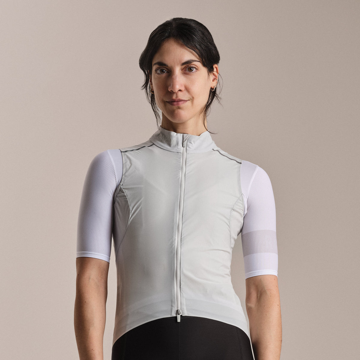 Women's Pro Team Gilet II - Silver/White