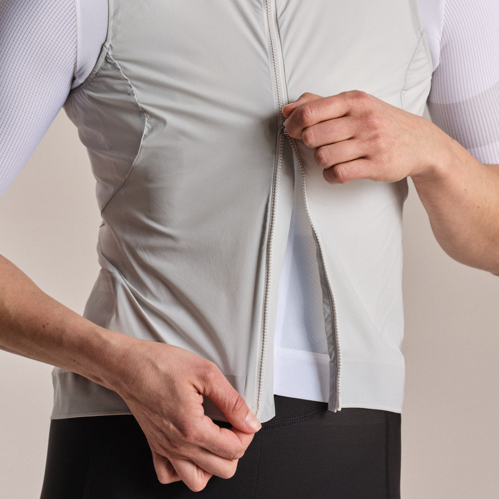 Women's Pro Team Gilet II - Silver/White