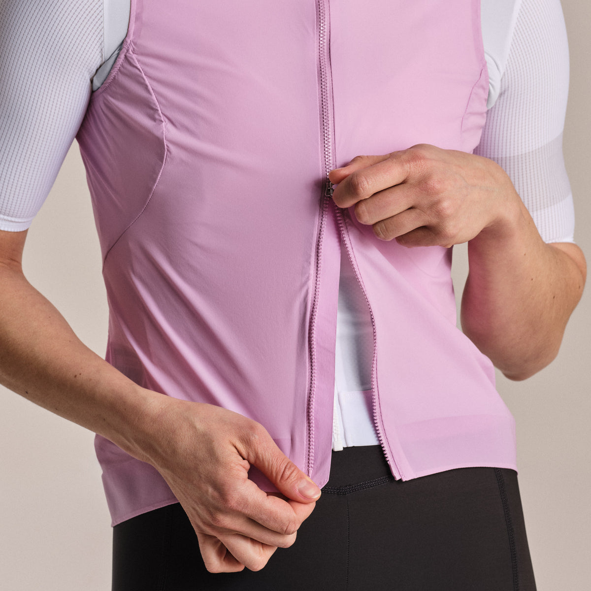 Women's Pro Team Gilet II - Quartz/White