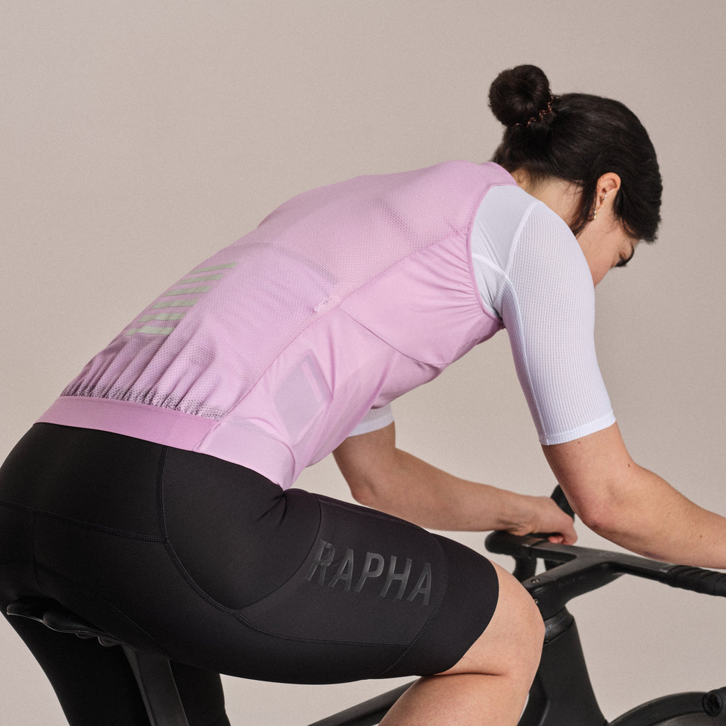 Women's Pro Team Gilet II - Quartz/White