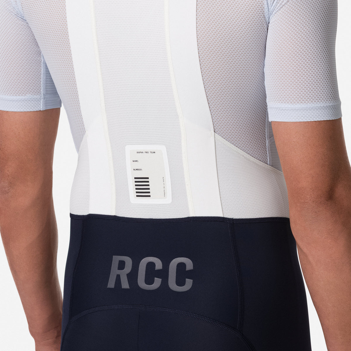 RCC Men's Pro Team Bib Shorts III - Dark Navy/White
