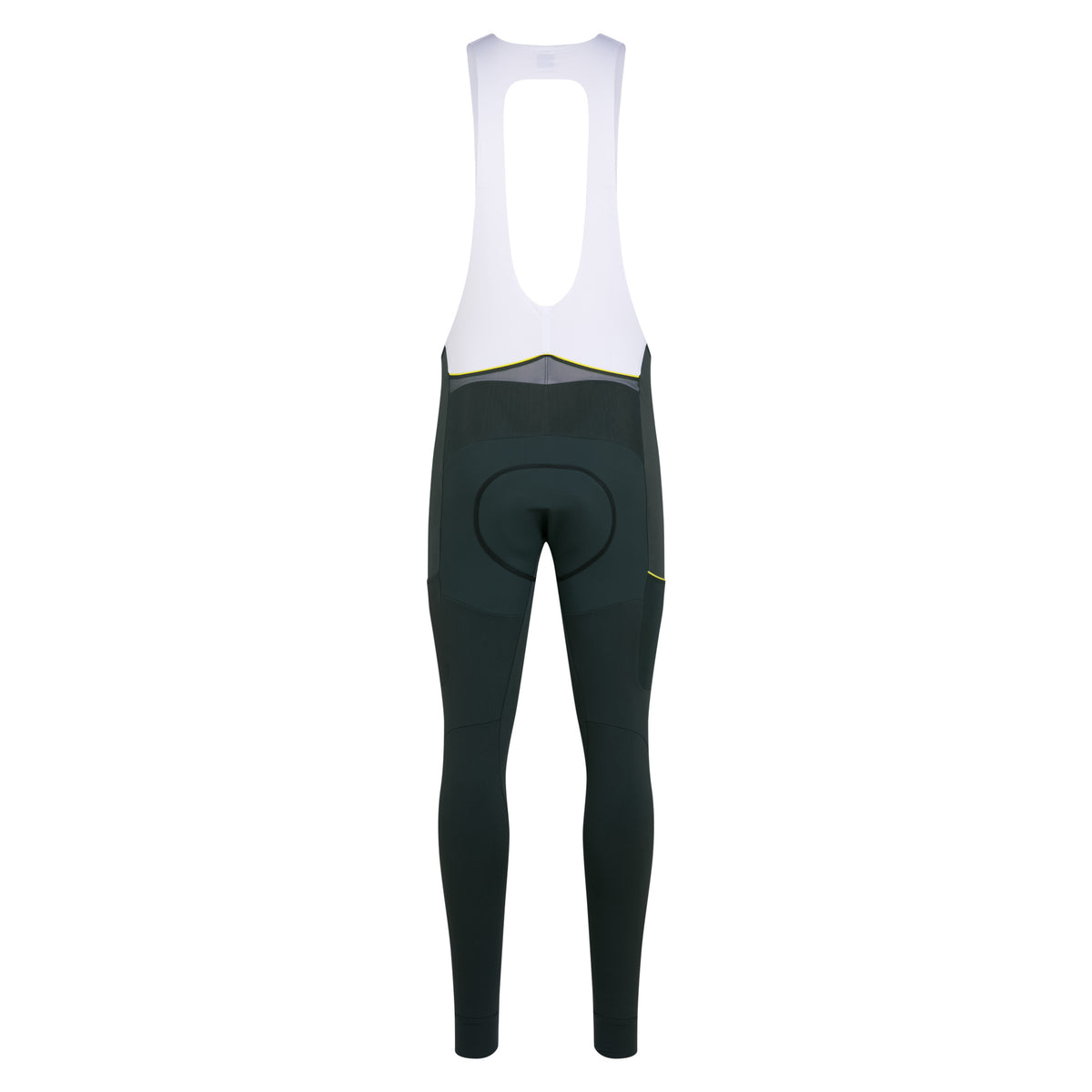 Men's Brevet Cargo Winter Tights - Dark Forest/Chartreuse