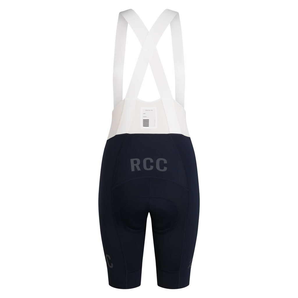 RCC Women's Pro Team Bib Shorts III - Dark Navy/White