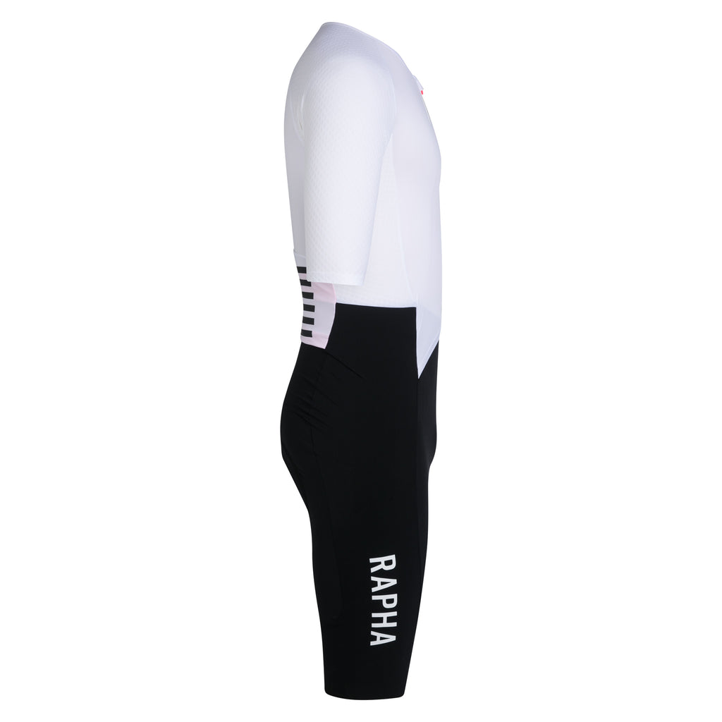 Men's Pro Team Roadsuit - White/Black