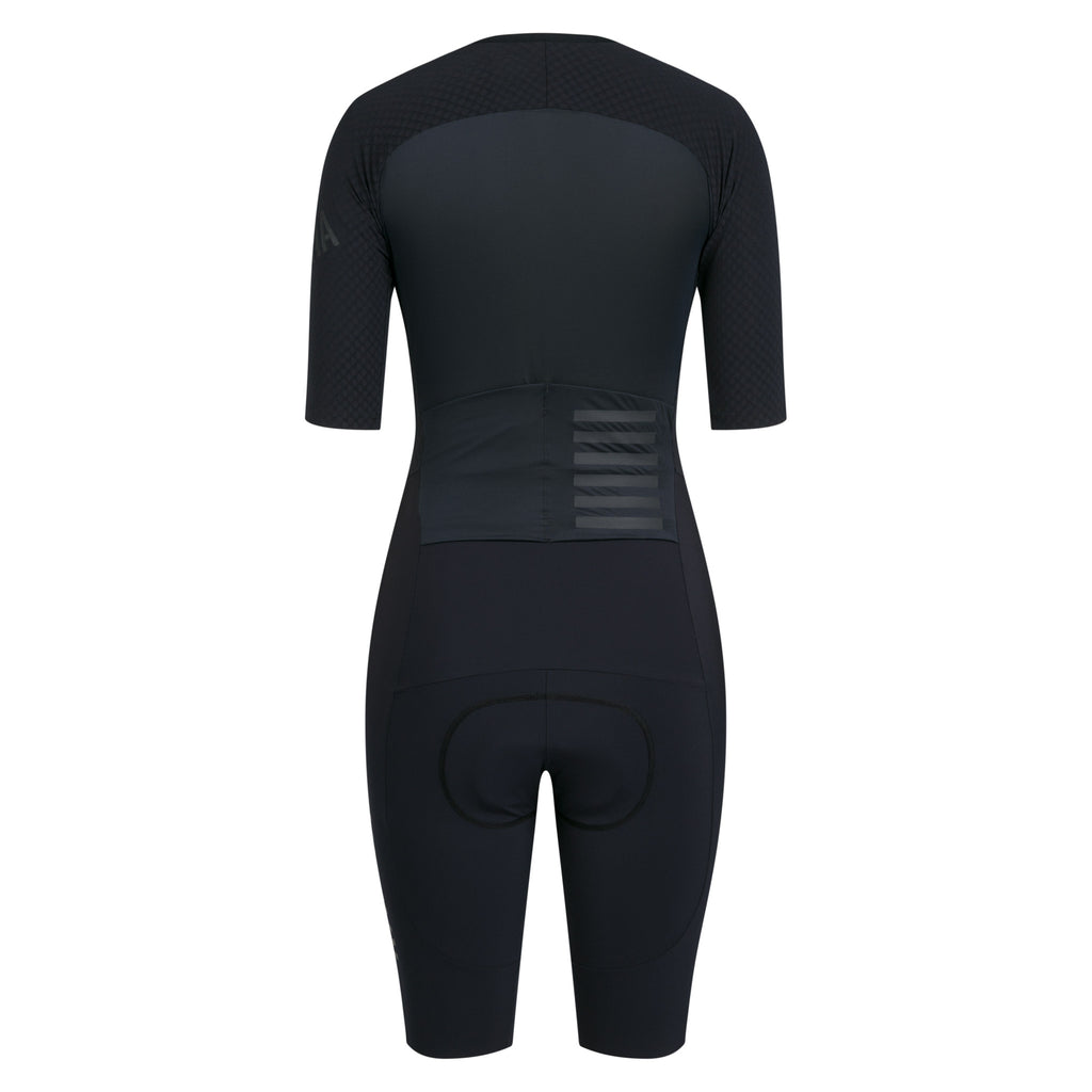 Women's Pro Team Roadsuit - Black/Black