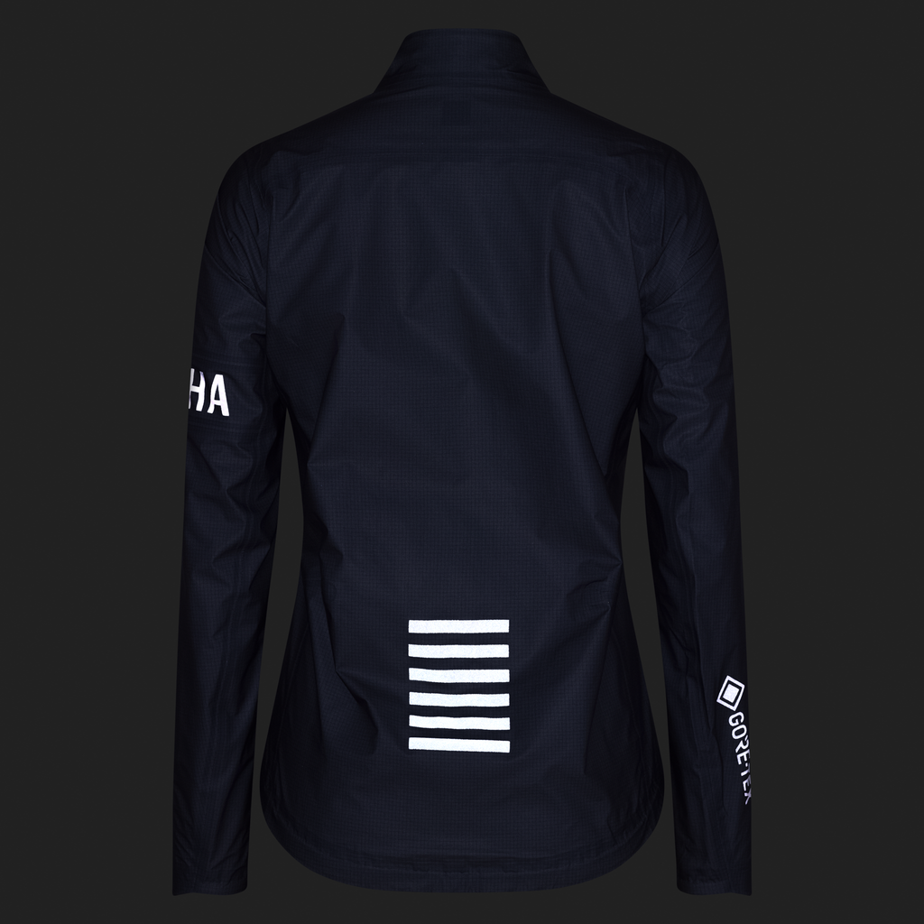 Women's Pro Team Gore-Tex Lightweight Rain Jacket II - Black/Black