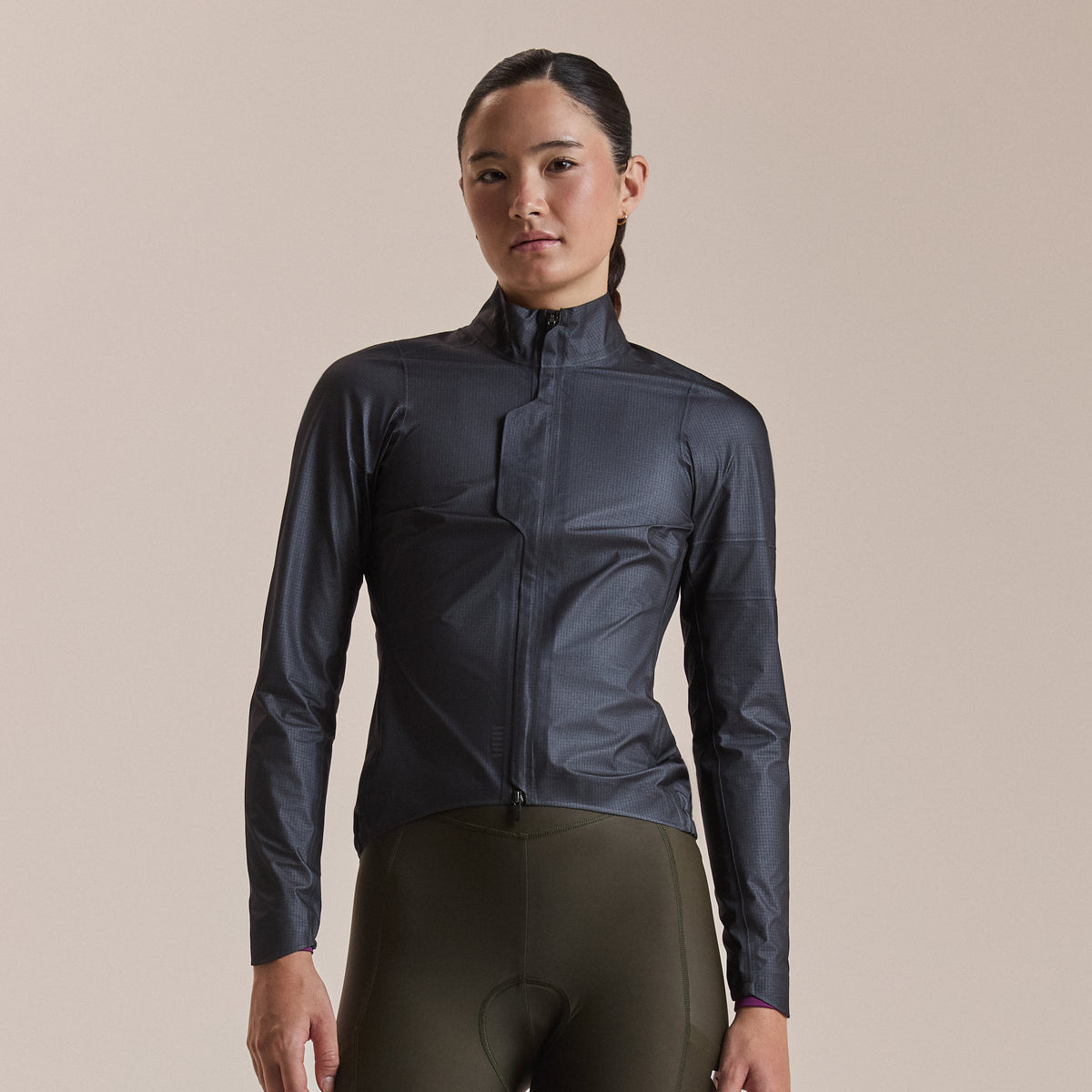 Women's Pro Team Gore-Tex Lightweight Rain Jacket II - Black/Black