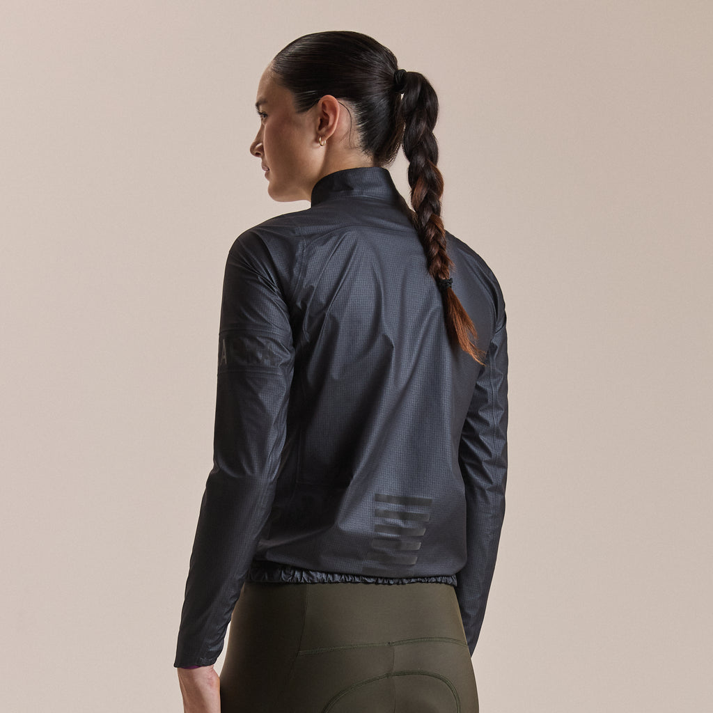 Women's Pro Team Gore-Tex Lightweight Rain Jacket II - Black/Black