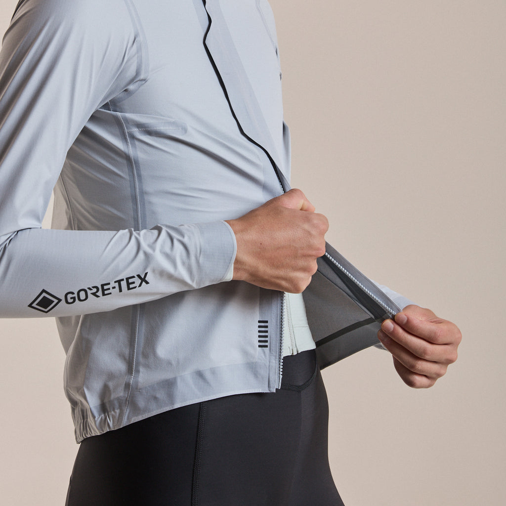Women's Pro Team Gore-Tex Lightweight Rain Jacket II - White/Black