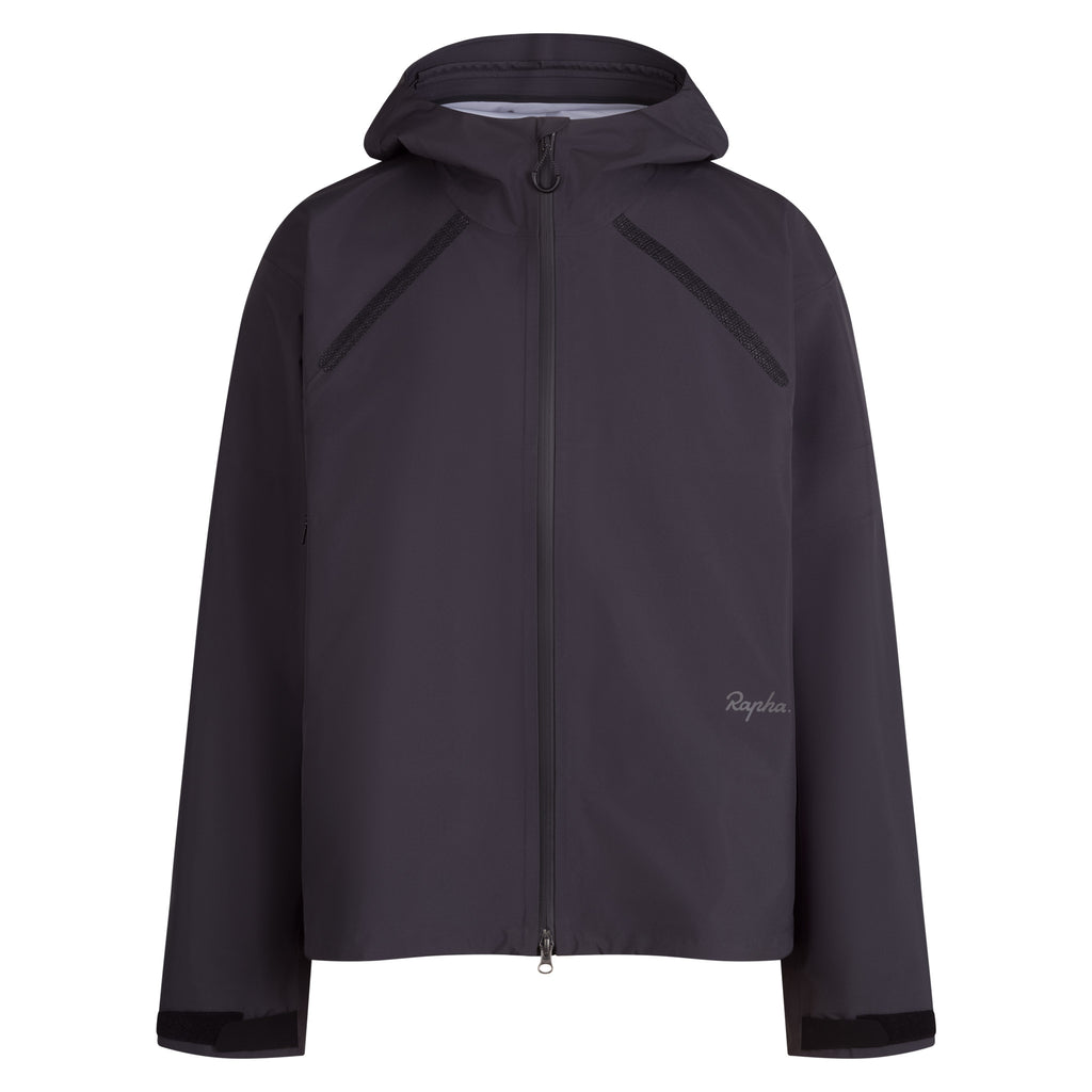 Men's Rain Jacket - Black/Carbon Grey