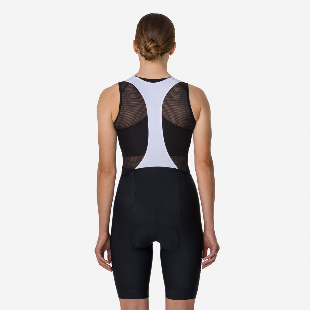 Women's Core Bib Shorts - Black/White