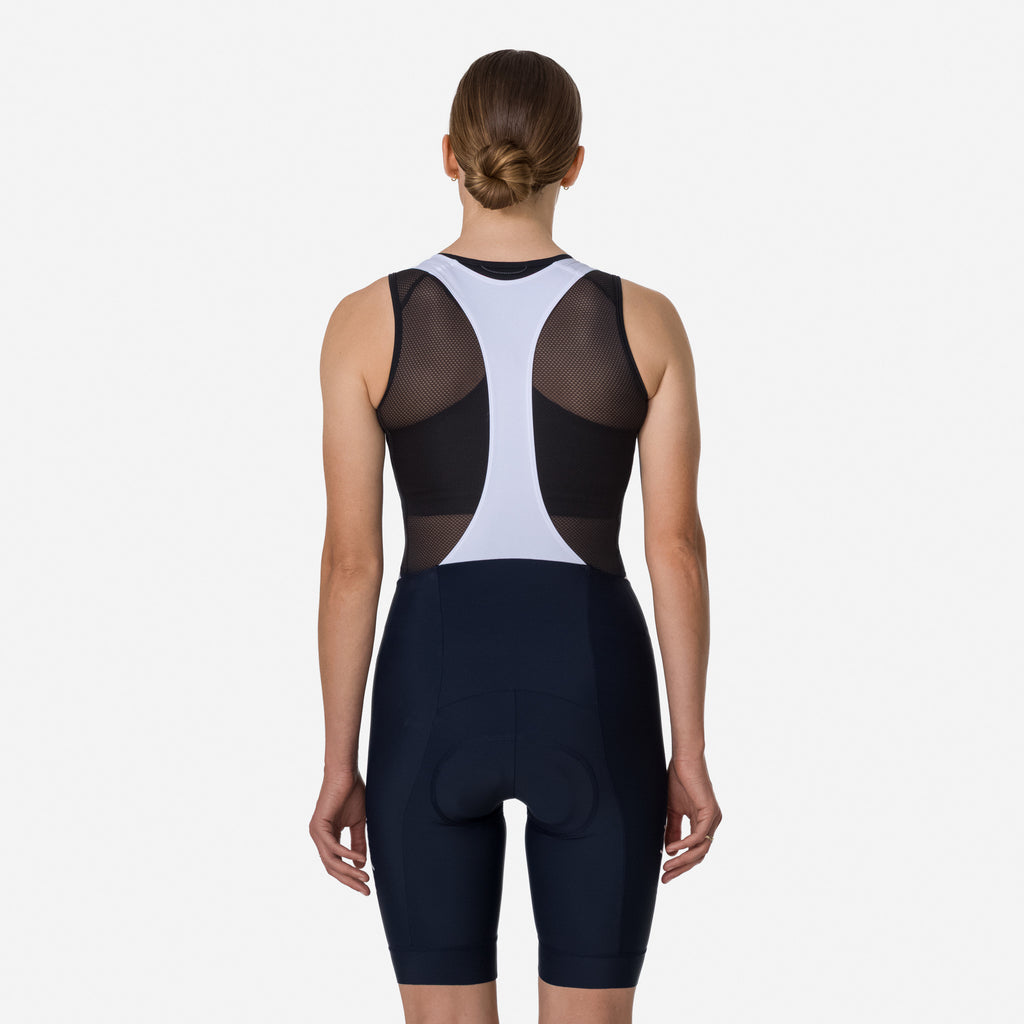 Women's Core Bib Shorts - Dark Navy/White