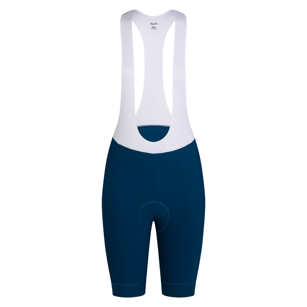Women's Core Bib Shorts - Jewelled Blue/White
