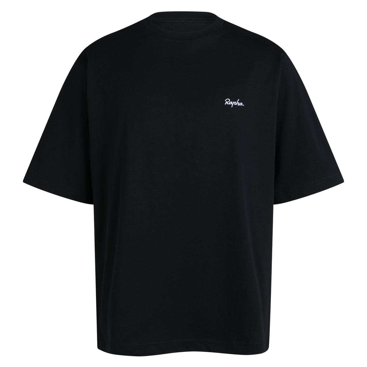Men's Relaxed Cotton T-Shirt - Black/White