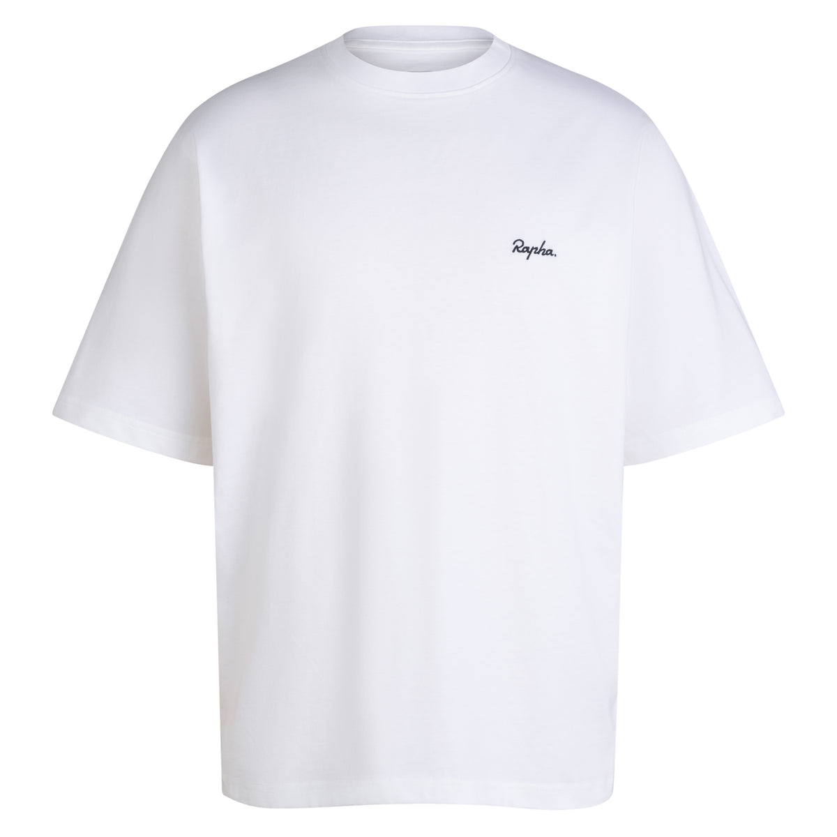 Men's Relaxed Cotton T-Shirt - White/Black