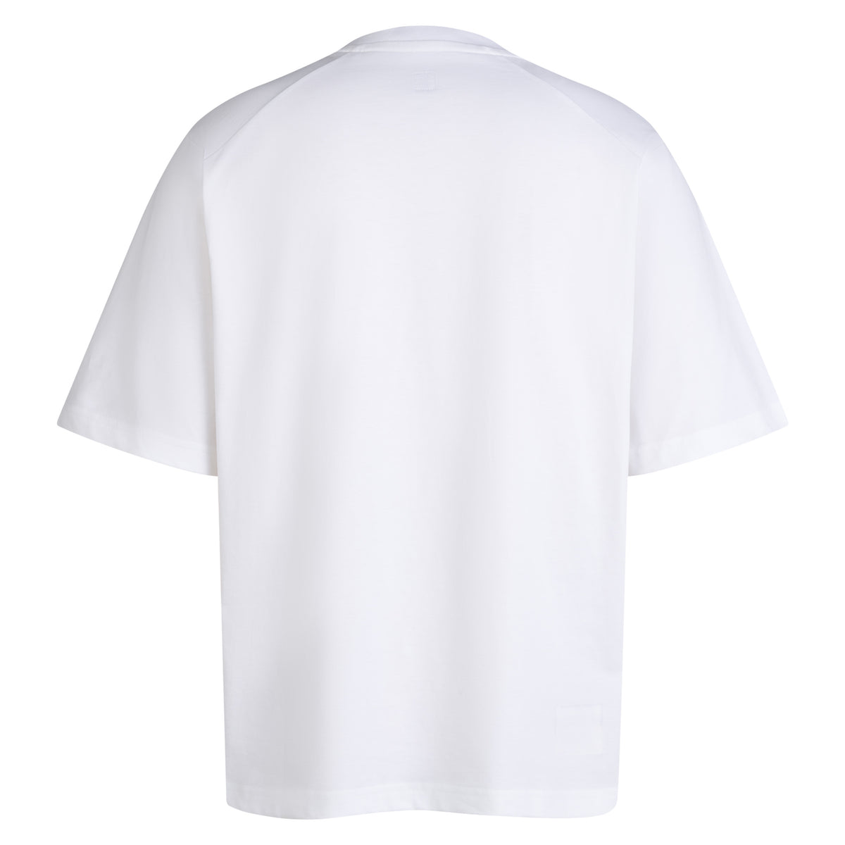 Men's Relaxed Cotton T-Shirt - White/Black