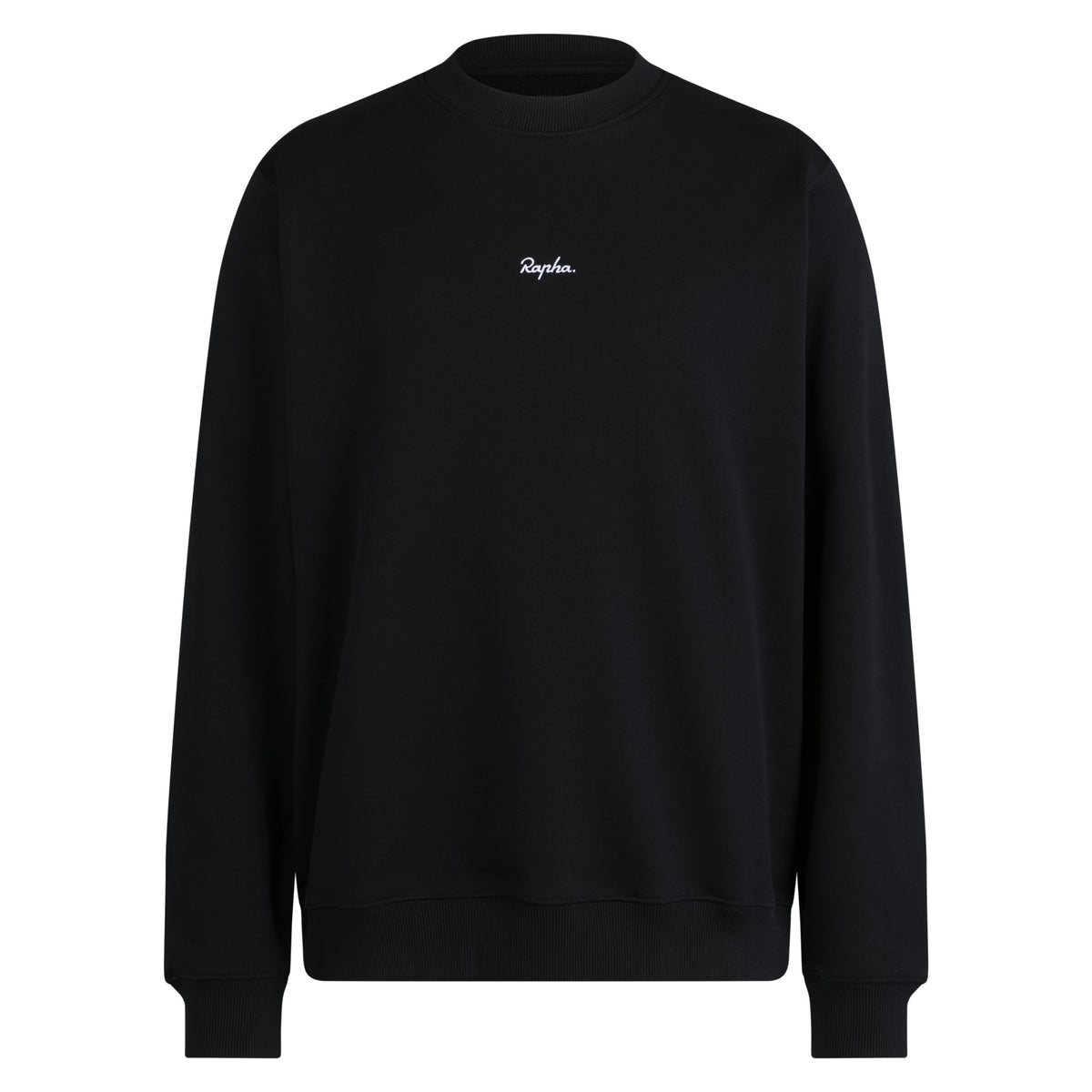 Men's Heavyweight Cotton Sweatshirt - Black/White