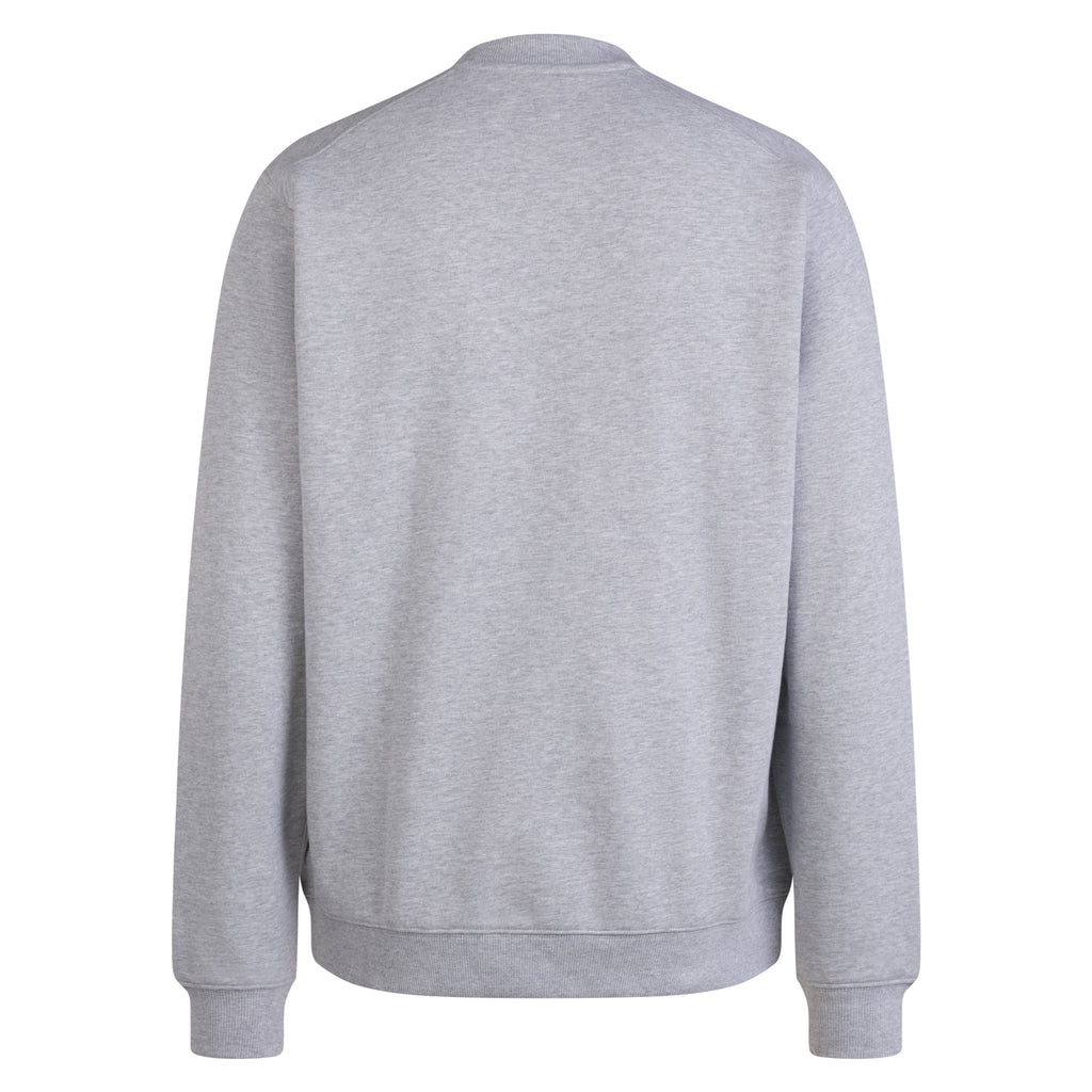 Men's Heavyweight Cotton Sweatshirt - Grey/White