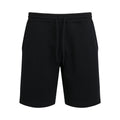 Men's Heavyweight Cotton Sweatshort - Black/White