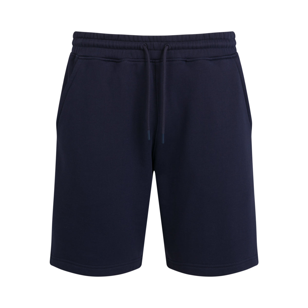 Men's Heavyweight Cotton Sweatshort - Dark Navy/White