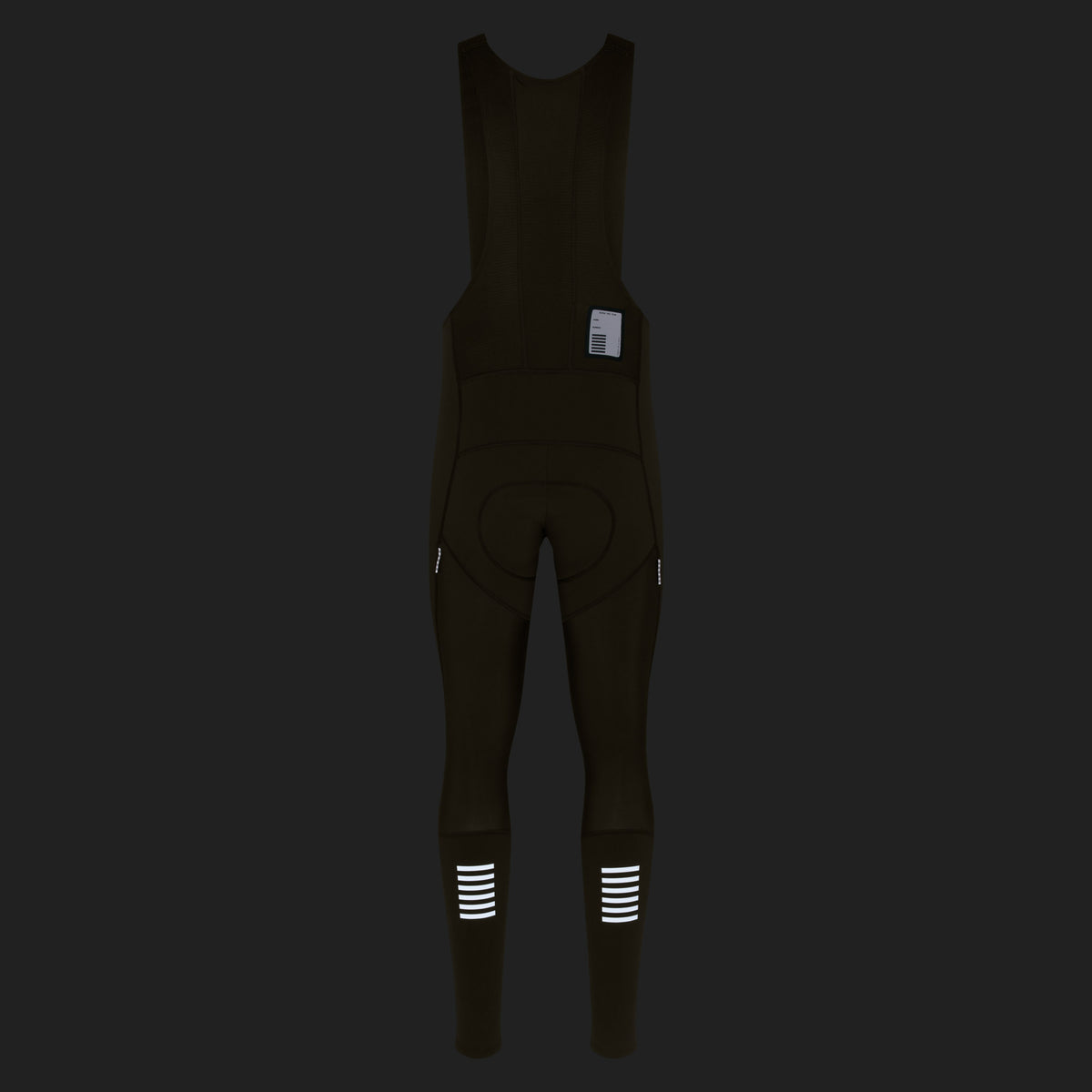 Men's Pro Team Winter Tights III - Dark Green/White