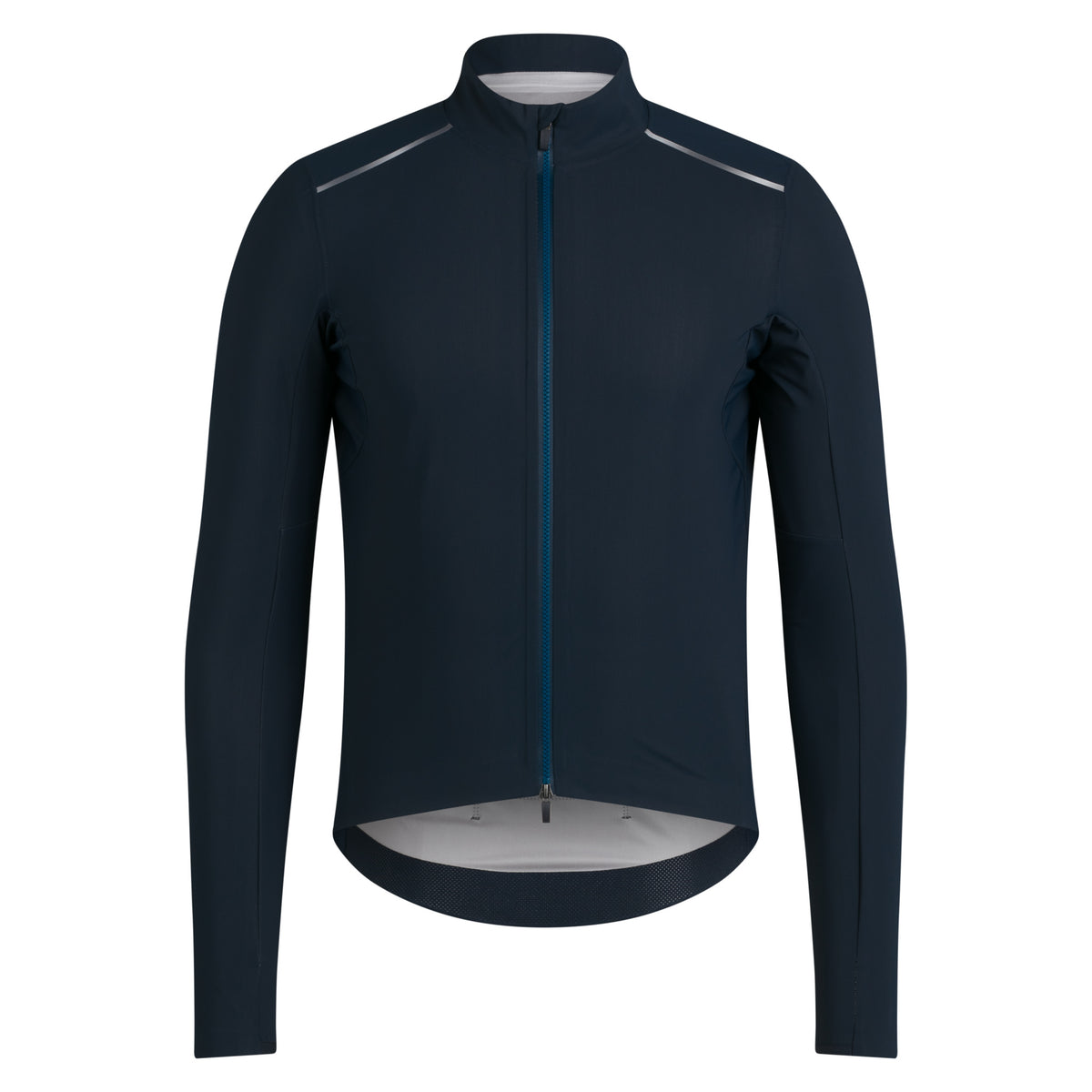 Men's Pro Team Long Sleeve Shadow Jersey - Carbon/Silver Reflective