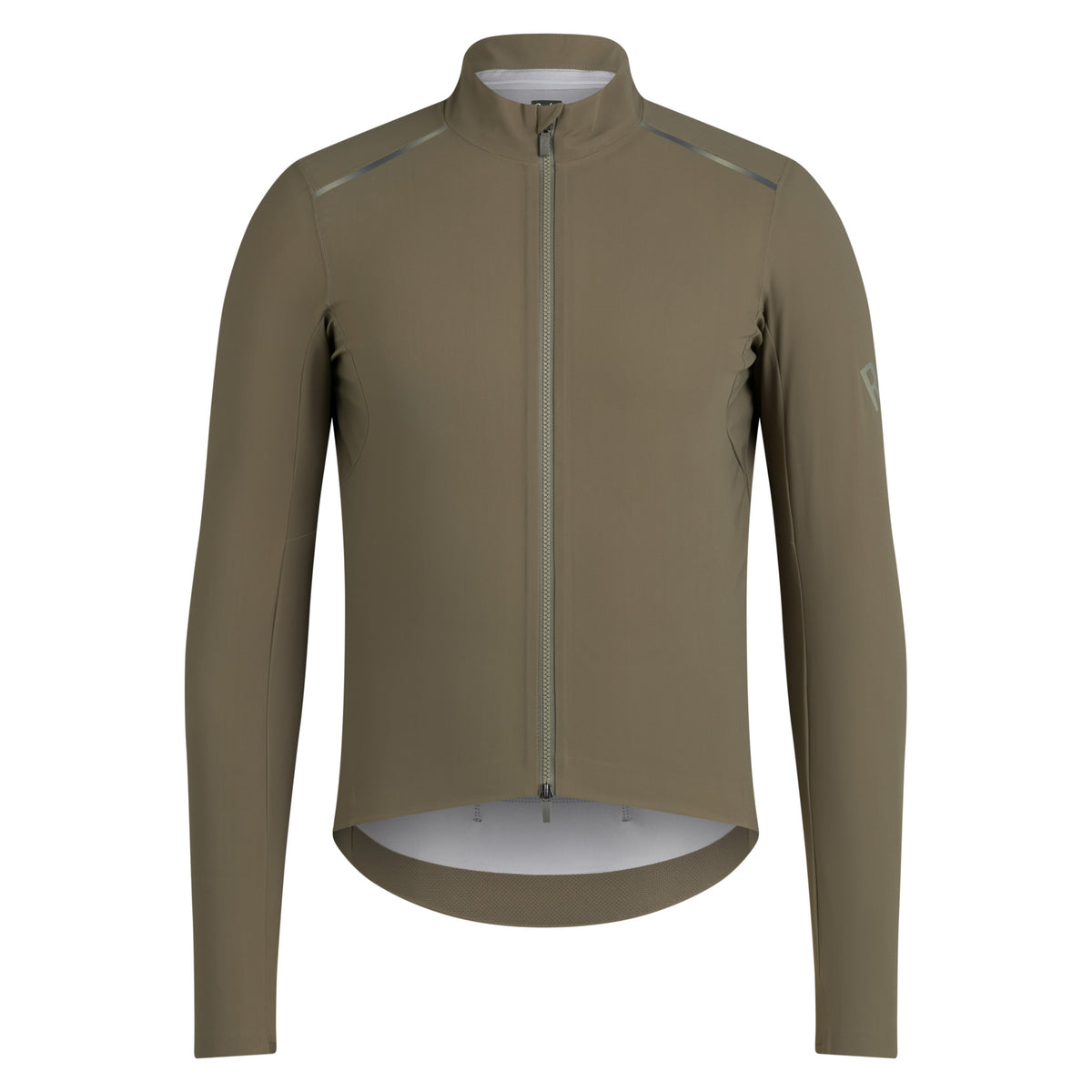 Men's Pro Team Long Sleeve Shadow Jersey - Moss Green/Khaki Reflective